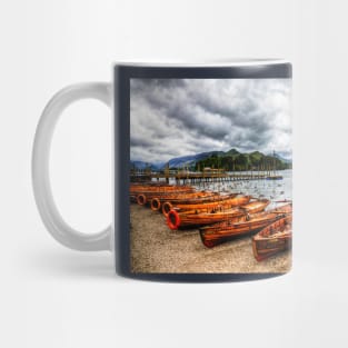 Derwentwater Rowing Boats Before The Storm Mug